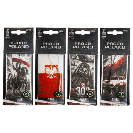 Zapachy do samochodu - kolekcja perfumowana Proud Poland